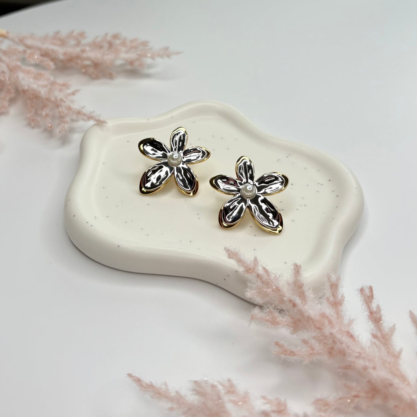 Silver & Gold Earrings