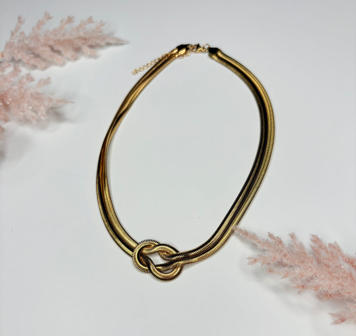 Golden Knot Necklace