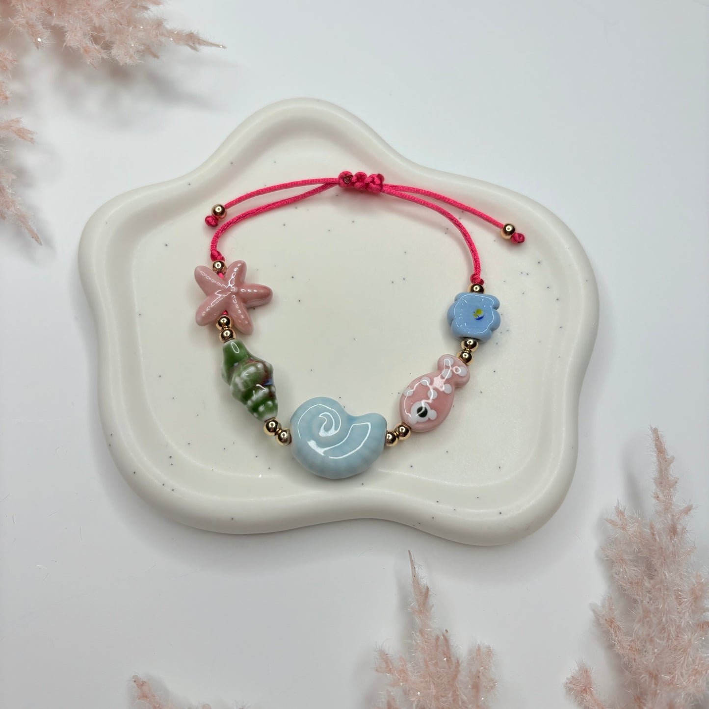 Blue Seashell Bracelet