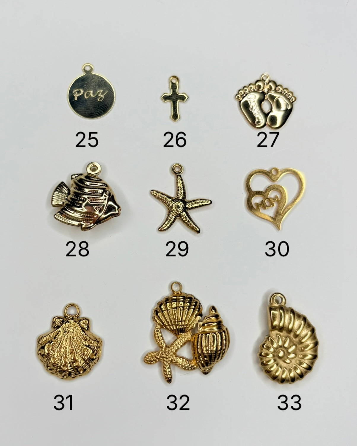 Charms for bracelets or necklaces