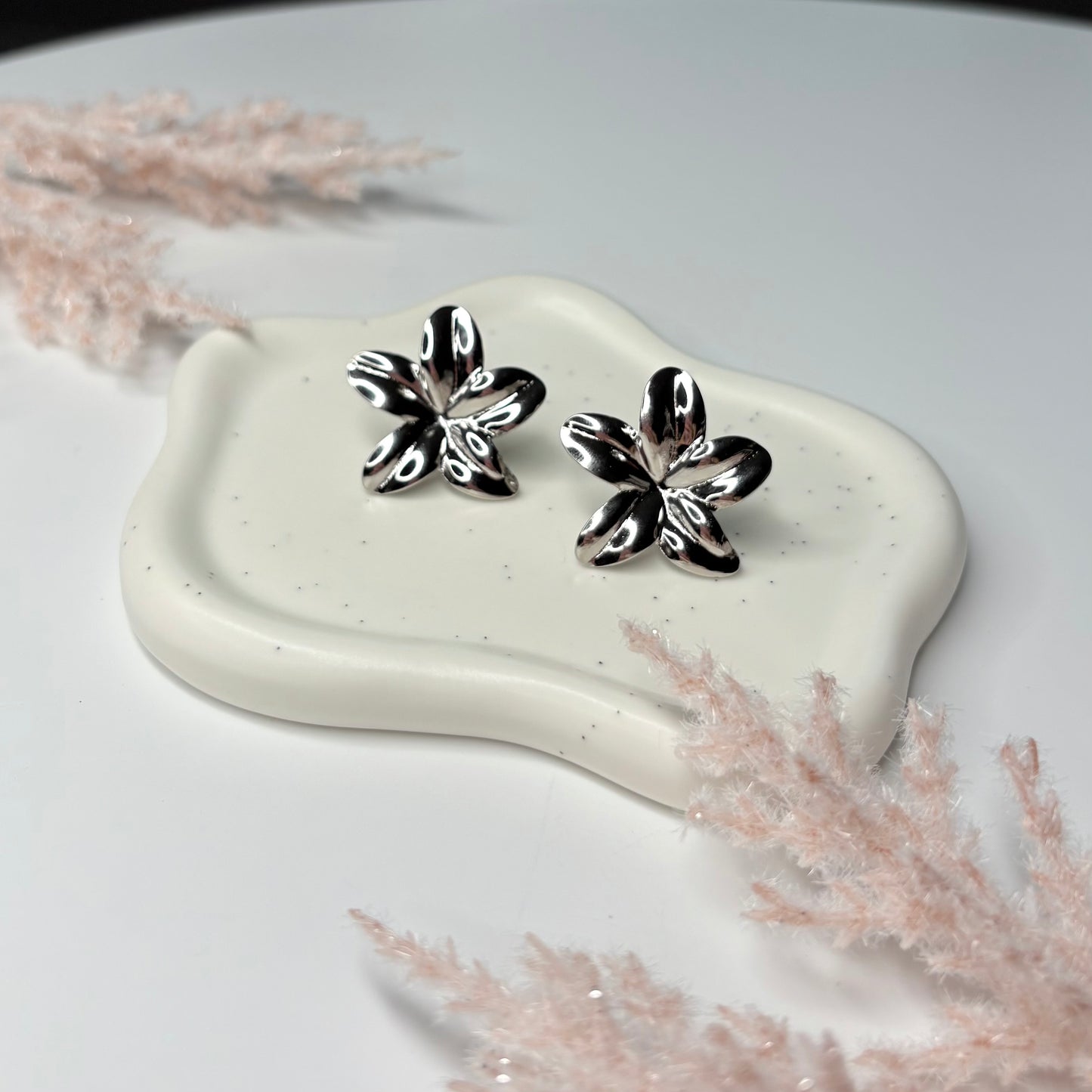 Plumeria Earrings