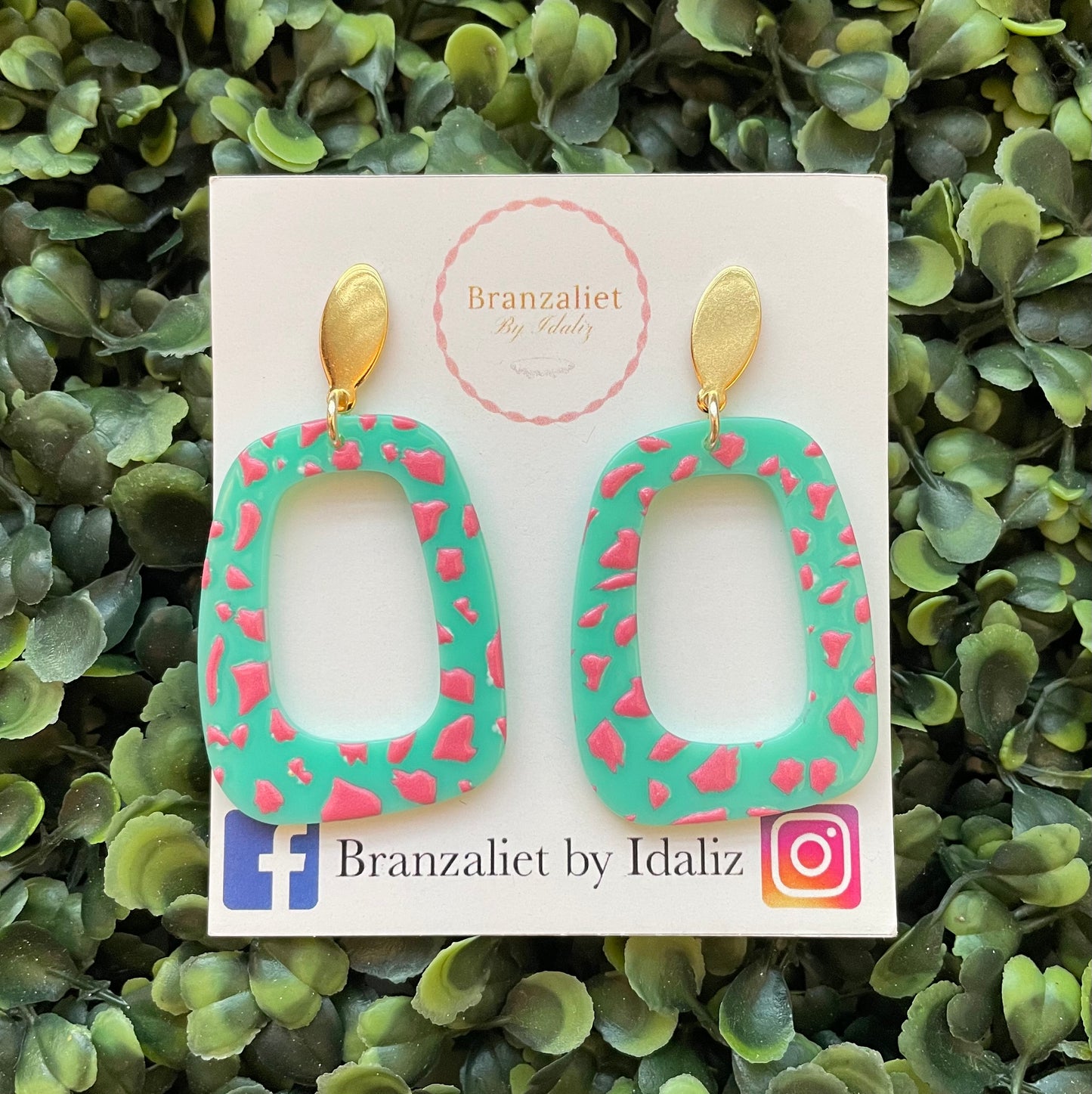 Colorful Animal Print Earrings