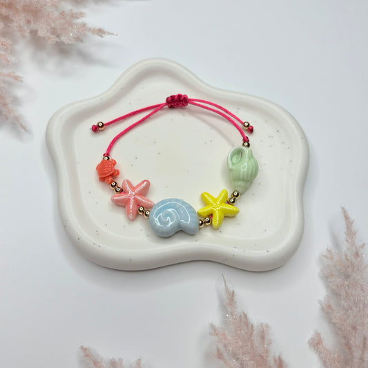 Blue Seashell Bracelet