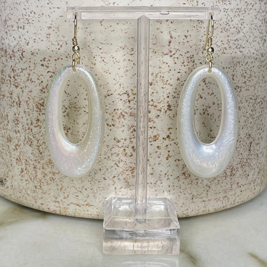 Pearl White Earrings